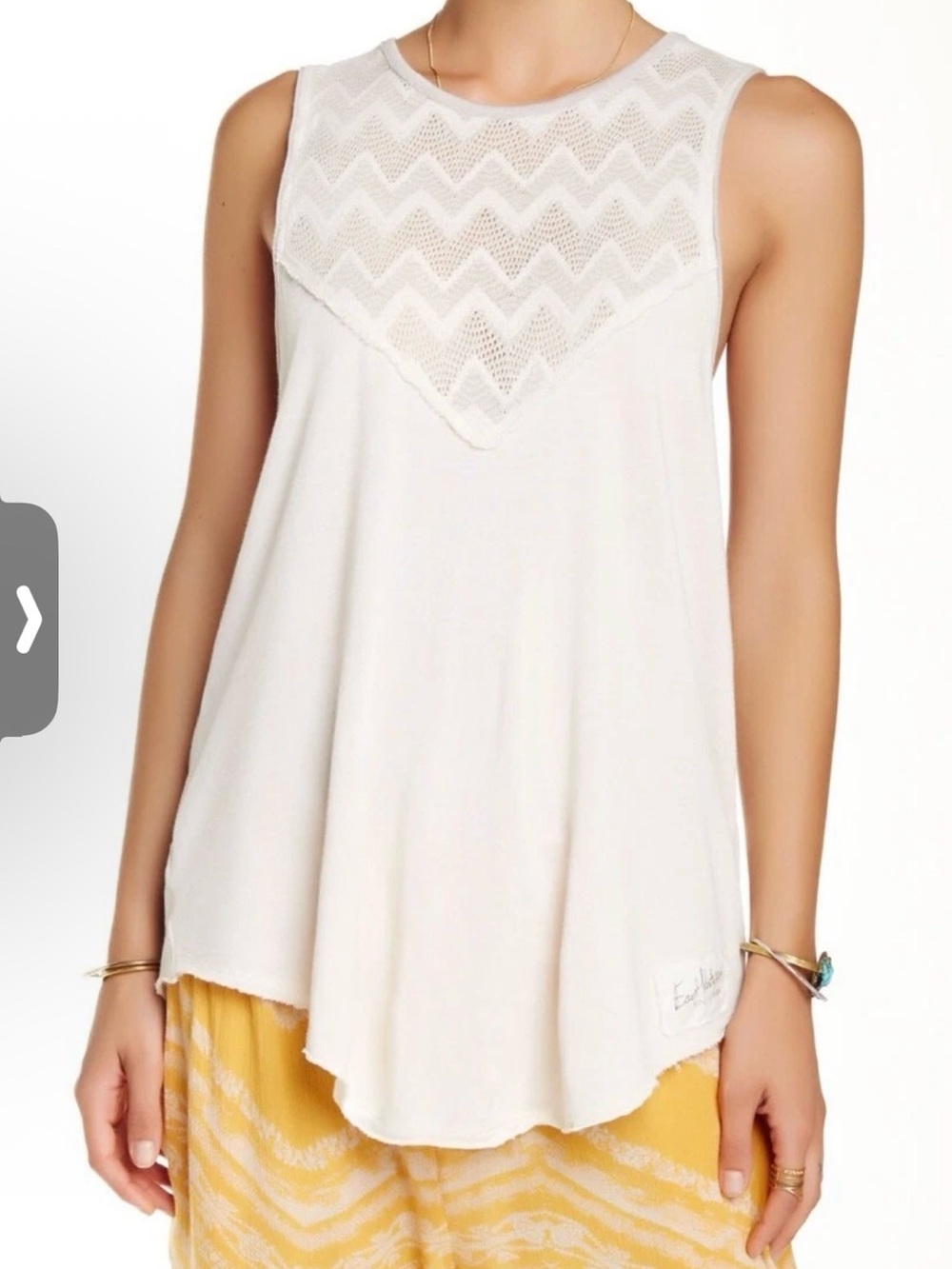Free People Bleachers graphic tank top. NWT